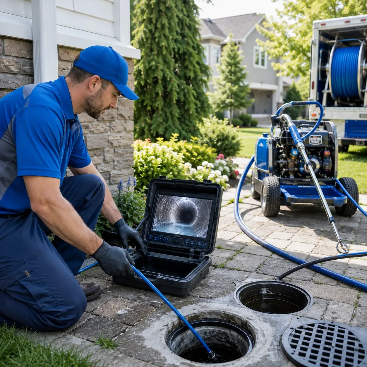 Outdoor drain cleaning professionals serving Holladay, TN